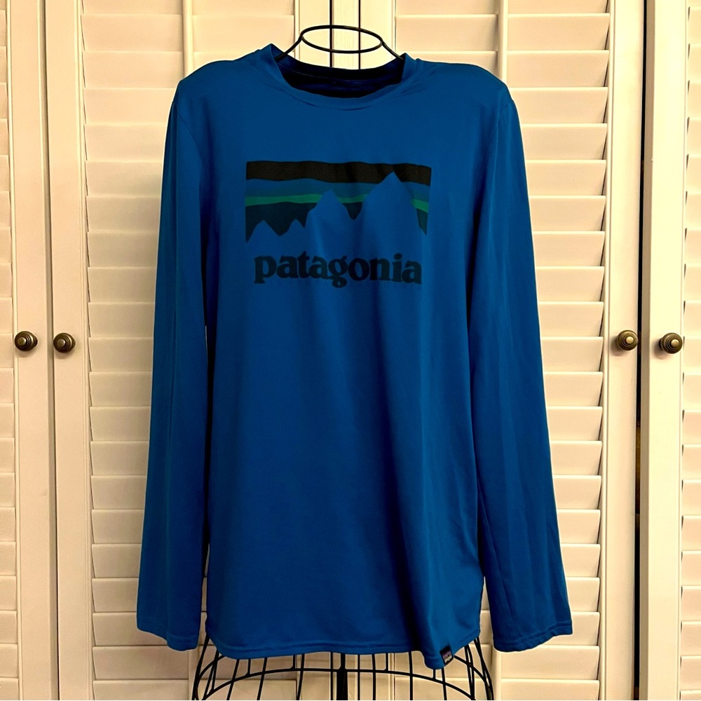 Patagonia Lightweight Capaline Baselayer/Everyday wear Long Sleeve Shirt